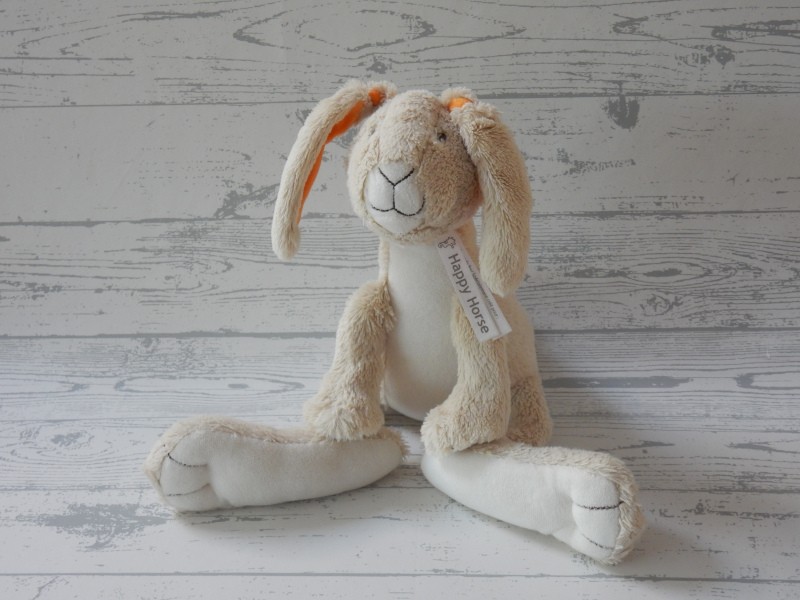Happy Horse knuffel velours beige oranje konijn Rabbit Twine 31 cm