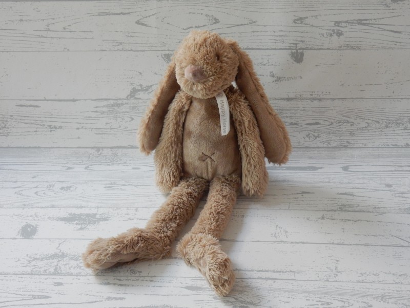 Happy Horse knuffel velours bruin clay konijn Rabbit Richie 45 cm