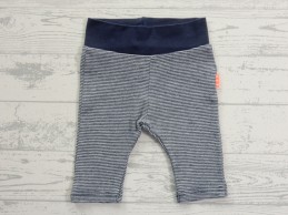Hema newborn broekje blauw gestreept maat 56