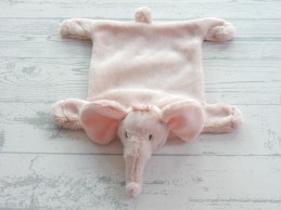 Happy Horse knuffeldoek velours roze olifant Ely