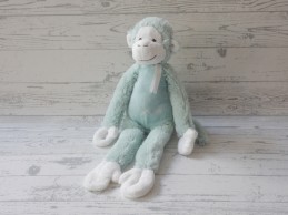 Happy Horse knuffel velours wit groen lagoon aap Monkey Mickey 45 cm