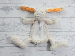 Happy Horse knuffeldoek velours beige oranje konijn Rabbit Twine