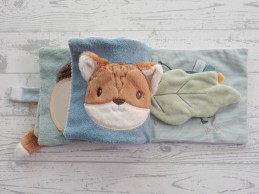 Little Dutch activiteitenboek velours ribstof blauw groen Forest Friends