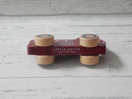 Little Dutch Tiamo houten auto donkerrood brandweer