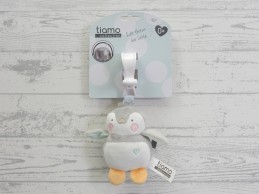 Tiamo trilfiguur velours wit grijs mint pinguin Lou-Lou