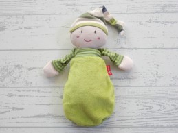 Sigikid knuffel pop zachte pop groen 20 cm
