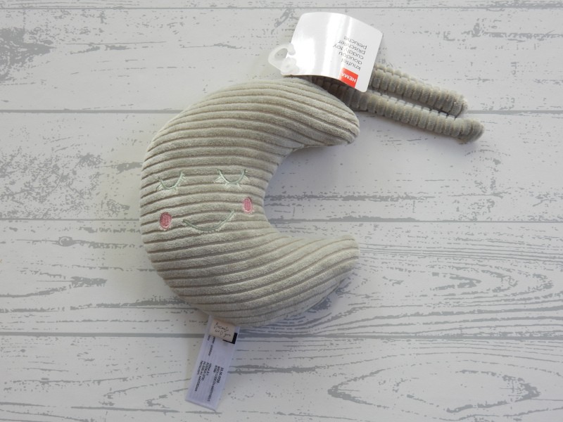 Hema knuffel velours rib corduroy groen maan