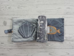 Little Dutch Tiamo activiteitenboekje velours blauw Ocean