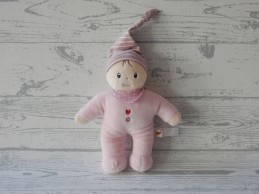 Die Spiegelburg knuffelpop velours roze BabyGluck