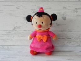 Bumba Studio 100 knuffel velours roze oranje Bumbina 20 cm