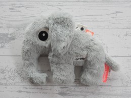 Done by Deer knuffel velours blauw olifant Elphee blue
