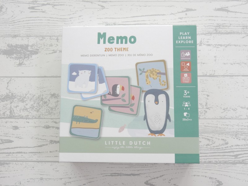 Little Dutch spel memory dierentuin memo zoo theme