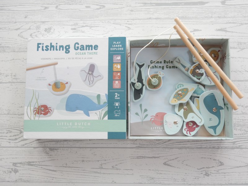 Little Dutch hengelspel fishing game Ocean theme