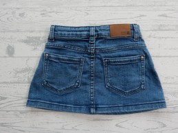 Hema spijkerrok blauw bruin label maat 98-104