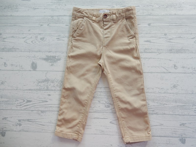 Mango broek chino katoen beige maat 92