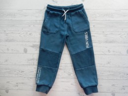C&A joggingbroek sweatstof petrol blauw maat 104
