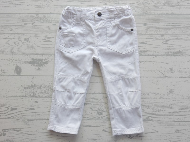 Prenatal denim broek wit maat 80