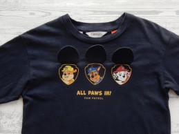 Mango longsleeve donkerblauw geel Paw Patrol maat 104