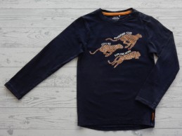 Prenatal longsleeve donkerblauw bruin Adverture Time panters maat 110