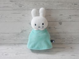 Nijntje knuffel velours wit blauw omkeerbaar blij verdrietig