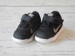Nike baby sneakers zwart zilver swoosh Flex Experience 4 maat 17