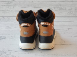 Lupilu kinder snowboots zwart bruin camel klittenband maat 22