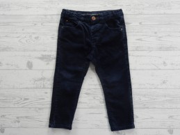 Zara baby boy broek corduroy ribstof donkerblauw maat 92