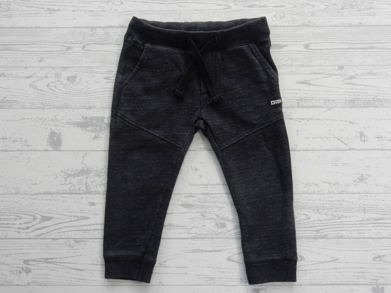Tumble 'n Dry joggingbroek sweatstof donkergrijs Savian maat 92