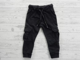 B.Nosy joggingbroek sweatstof cargo zwart maat 92