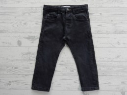 Zara baby denim spijkerbroek zwart maat 92