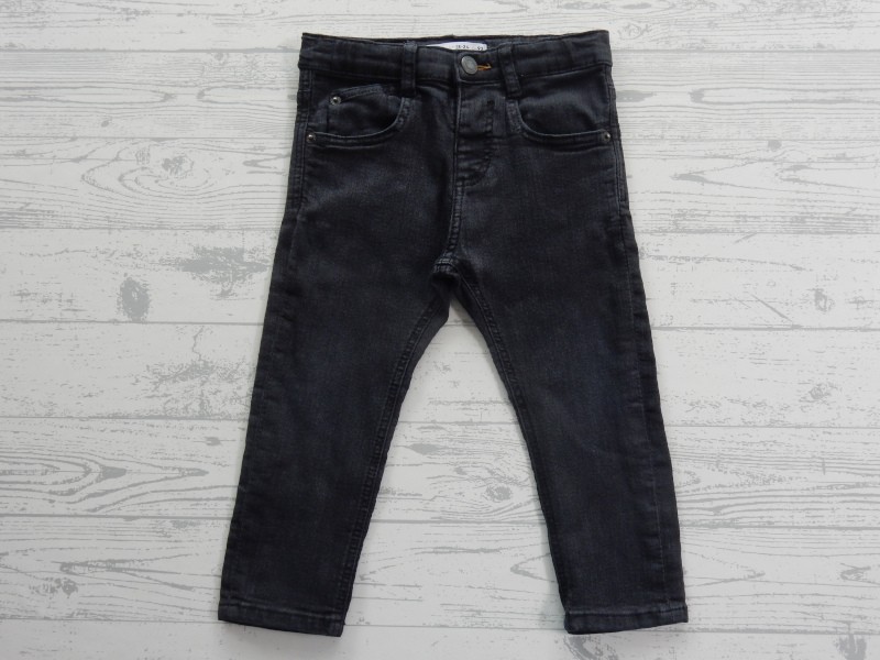 Zara baby denim spijkerbroek zwart maat 92