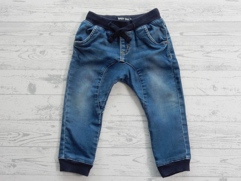 Baby Blue spijkerbroek jogg denim blauw baggy maat 86
