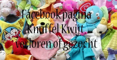 Facebook pagina Knuffel kwijt, verloren of gezocht